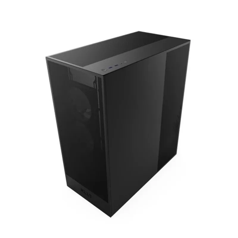 Gabinete Gamer NZXT H7 Flow RGB - Media Torre - ATX/Micro ATX/Mini-ITX/E-ATX - Panel Lateral - Negro - CM-H72FB-R1