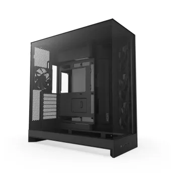 Gabinete Gamer NZXT H9 Flow - Media Torre - E-ATX/ATX/Micro ATX/Mini-ITX - Panel Lateral - Negro - CM-H92FB-01