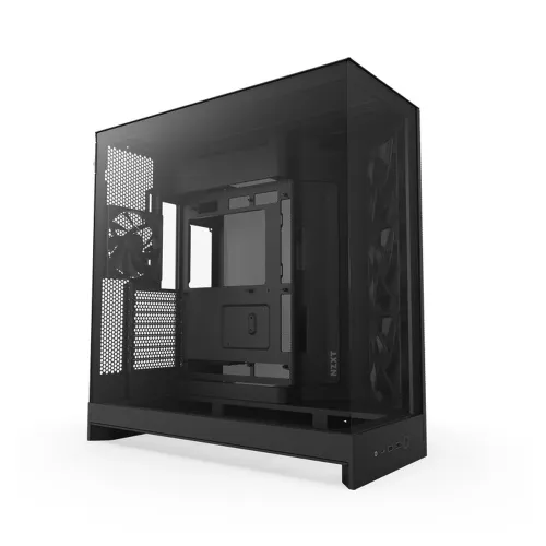 Gabinete Gamer NZXT H9 Flow - Media Torre - E-ATX/ATX/Micro ATX/Mini-ITX - Panel Lateral - Negro - CM-H92FB-01