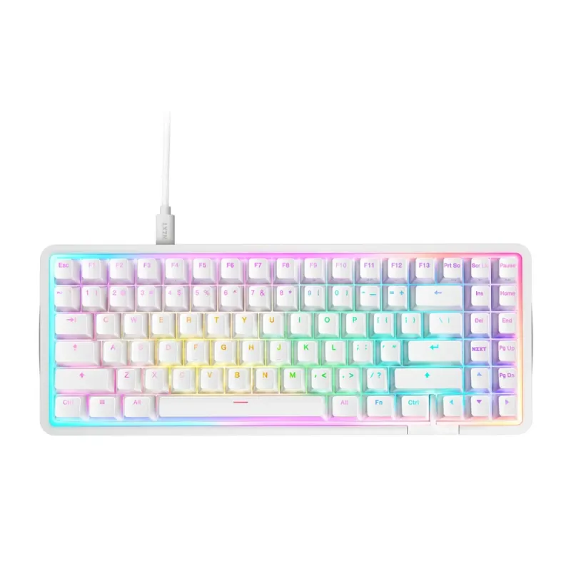 Teclado Gamer NZXT Function Elite MiniTKL - USB - Switch Magnético - Blanco - KB-101NW-US