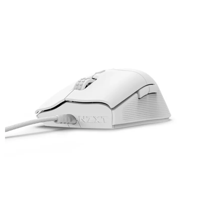 Mouse Gamer NZXT Lift 2 Ergo - Alámbrico - Blanco - MS-001NW-02