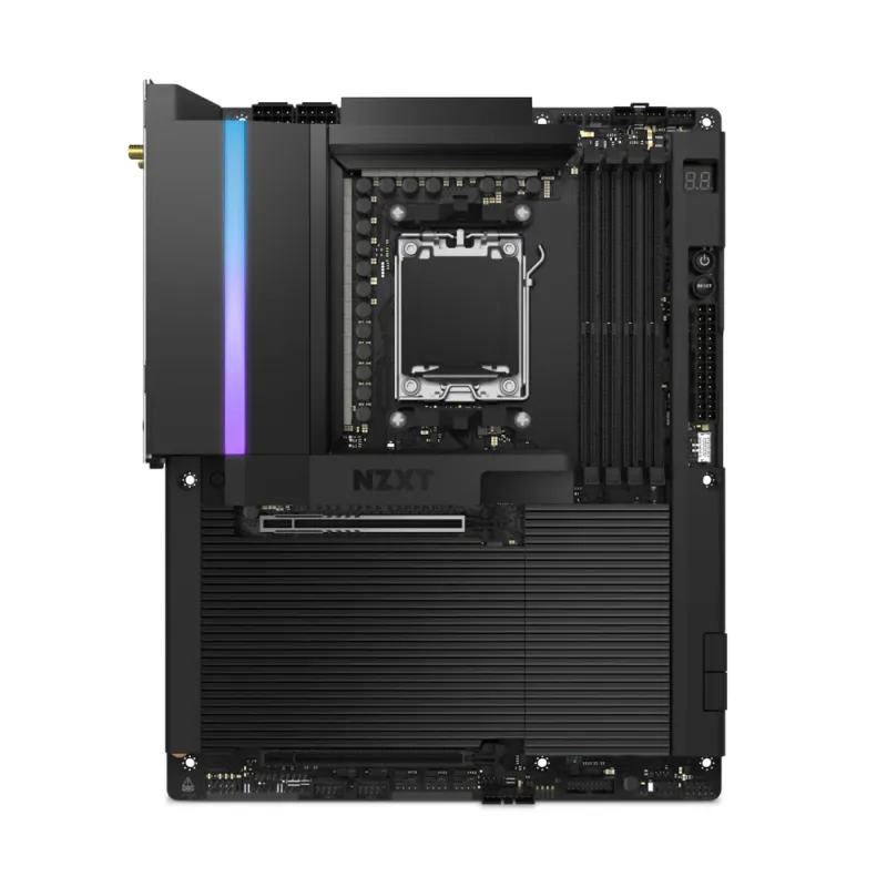 Tarjeta Madre NZXT N9 X870E - Socket AM5 - 4xDDR5 - USB 3.2/2.0 - ATX - Negro - N9-X87XT-B1