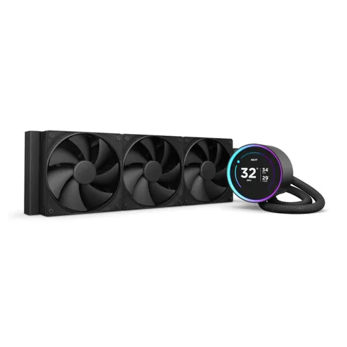 Enfriamiento Líquido NZXT Kraken Elite 360 - 3 Ventiladores - 2000 RPM - Negro - RL-KN36E-B2 Enfriamiento Líquido NZXT Kraken Elite 360 - 3 Ventiladores - 2000 RPM - Negro - RL-KN36E-B2