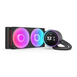 Enfriamiento Líquido NZXT Kraken Elite 240 RGB - 2 Ventiladores - 2400 RPM - Negro - RL-KR24E-B2