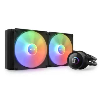 Enfriamiento Líquido NZXT Kraken 280 RGB - 2x Ventiladores - 1500RPM - RL-KR280-B1