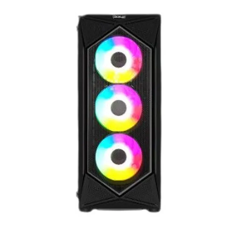 Gabinete Gamer Ocelot POLYGON-E5 - ATX/Micro ATX/Mini ITX - 3 Ventiladores - Panel Lateral - POLYGON-E5