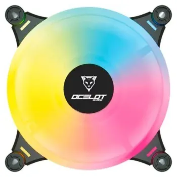 Ventilador Ocelot OF-3 - 120mm - 1200 RPM - 4 Pines - RGB - OF-3
