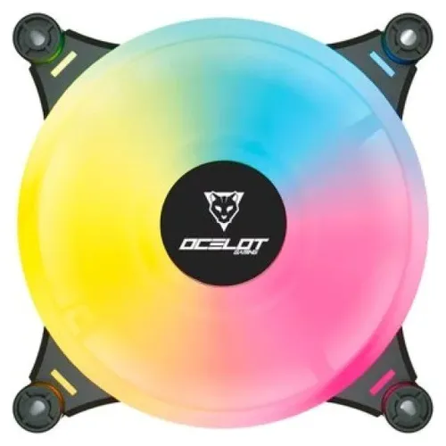 Ventilador Ocelot OF-3 - 120mm - 1200 RPM - 4 Pines - RGB - OF-3