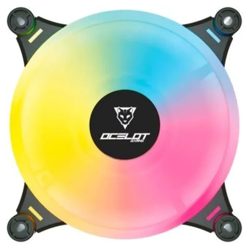 Ventilador Ocelot OF-3 - 120mm - 1200 RPM - 4 Pines - RGB - OF-3