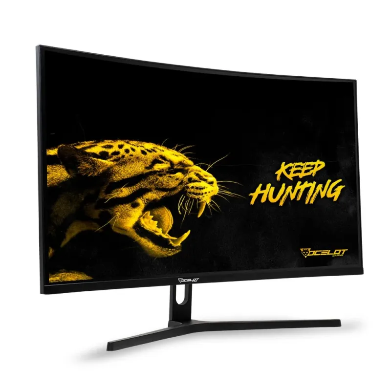 Monitor Gamer Ocelot  OM-C27 - 27" - Full HD - 240Hz - HDMI - DisplayPort - Curvo - OM-C27