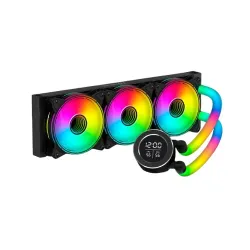 Disipador Ocelot POLAR WAVE 360 - 4 Pines - 800 RPM - RGB - Negro - POLAR WAVE 360 Disipador Ocelot POLAR WAVE 360 - 4 Pines - 800 RPM - RGB - Negro - POLAR WAVE 360