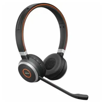 Diadema Jabra Evolve 65 - Alámbrico/Inalámbrico - Micrófono - Negro - 6699-833-309