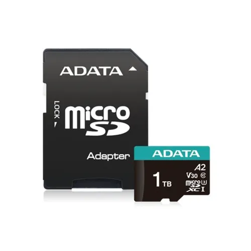 Memoria MicroSDXC ADATA Premier Pro - 1TB - Clase 10 - C/Adaptador - AUSDX1TUI3V30SA2-RA1 Memoria MicroSDXC ADATA Premier Pro - 1TB - Clase 10 - C/Adaptador - AUSDX1TUI3V30SA2-RA1
