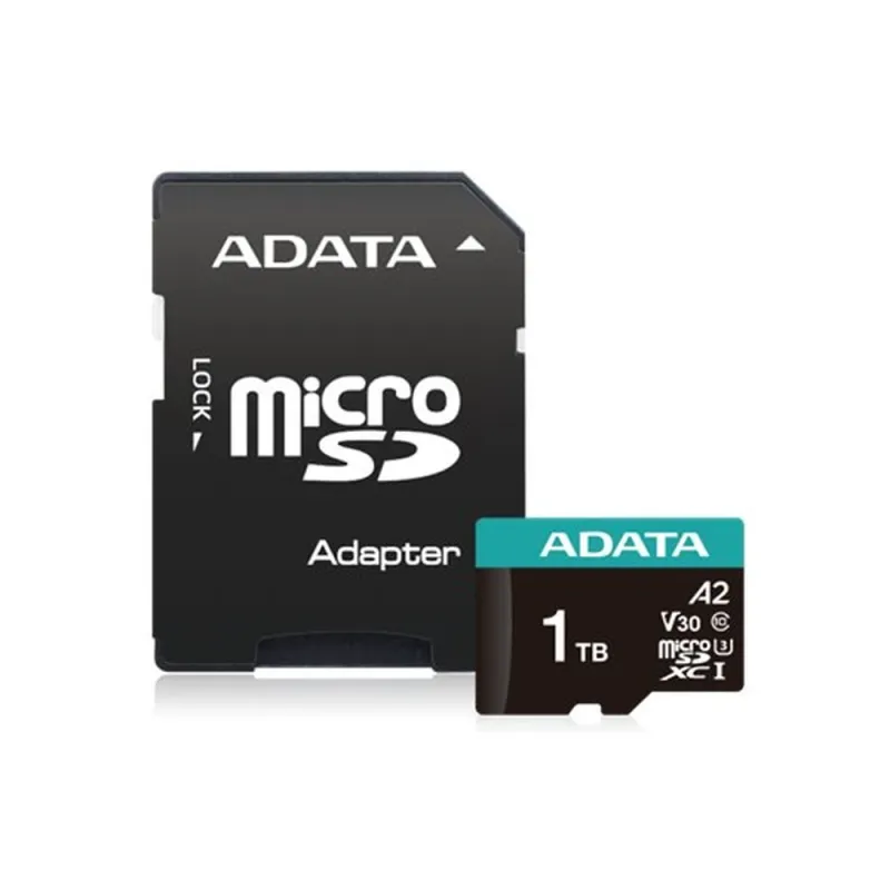Memoria MicroSDXC ADATA Premier Pro - 1TB - Clase 10 - C/Adaptador - AUSDX1TUI3V30SA2-RA1