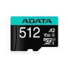 Memoria MicroSDXC ADATA Premier Pro - 512GB - Clase 10 - C/Adaptador - AUSDX512GUI3V30SA2-RA1