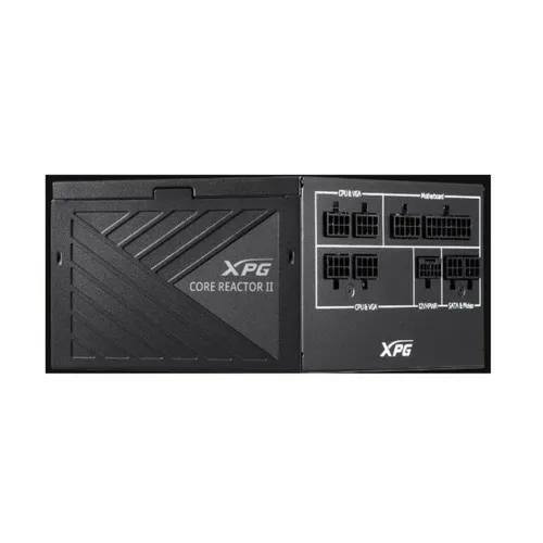 Fuente de Poder ADATA XPG CORE REACTOR II - 650W - ATX - 24-pin - 80 PLUS Gold - COREREACTORII650G-BKCUS
