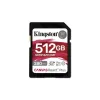 Memoria SDXC Kingston Canvas React Plus - 512GB - Clase 10 - UHS-II - SDR2V6/512GB