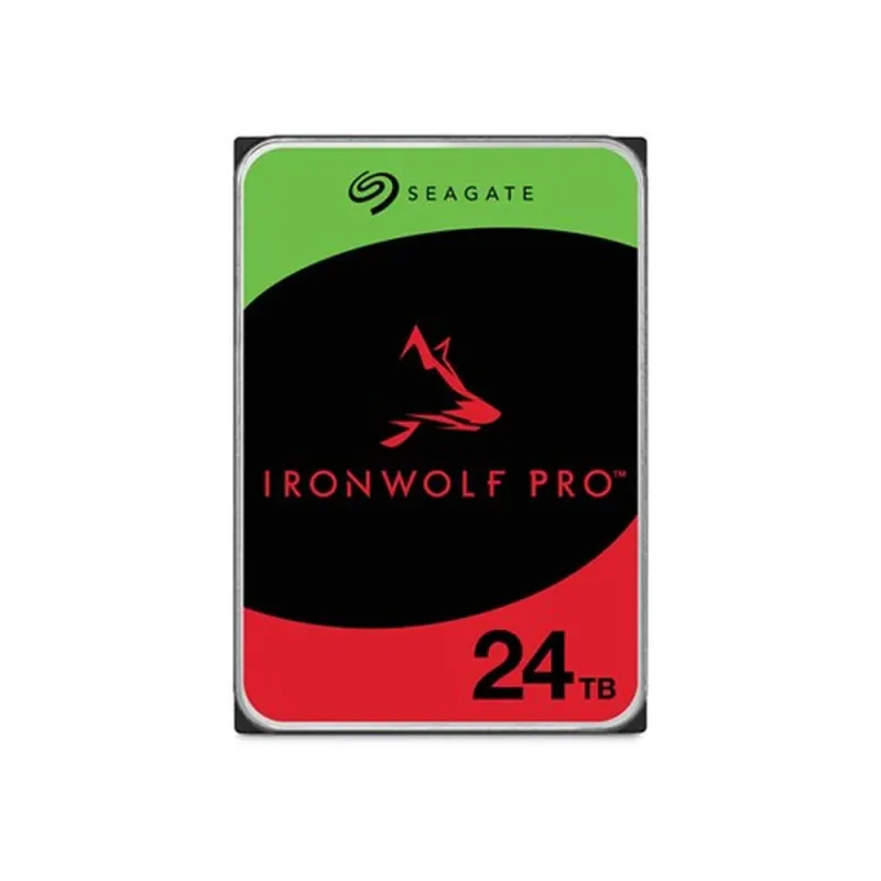Disco Duro Seagate IronWolf Pro - 3.5 - 24TB - Para NAS - ST24000NT002