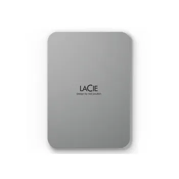 Disco Duro Externo LaCie Mobile Drive - 1TB - USB 3.2 - Windows/Mac - Plata - STLP1000400
