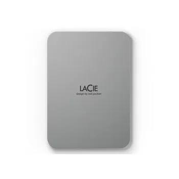 Disco Duro Externo LaCie Mobile Drive - 4TB - USB 3.2 - Windows/Mac - Plata - STLP4000400