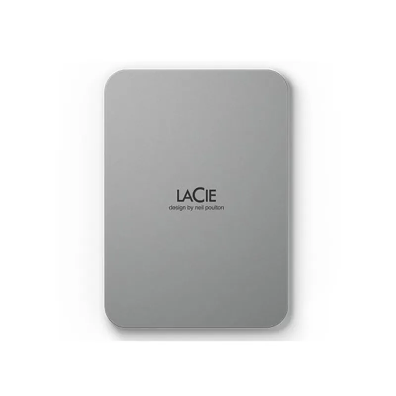 Disco Duro Externo LaCie Mobile Drive - 4TB - USB 3.2 - Windows/Mac - Plata - STLP4000400