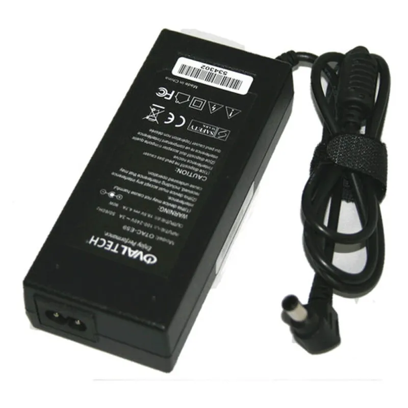 Adaptador de Corriente OvalTech para Portátil Sony VAIO - Cable 19.5V/4.7AH - OTAC-E59