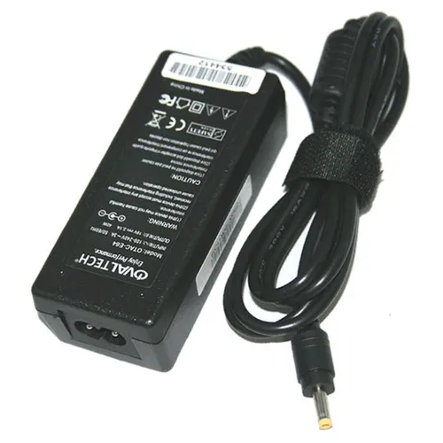 Adaptador de Corriente OvalTech para Netbook HP - Cable 19V/2.1AH Negro - OTAC-E64