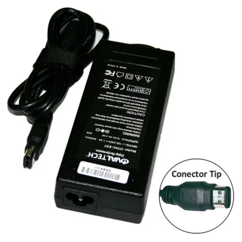Cargador Para Computadora OvalTech OTAC-E67 - 90W - Negro - OTAC-E67 Cargador Para Computadora OvalTech OTAC-E67 - 90W - Negro - OTAC-E67
