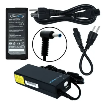 Cargador para Laptop OvalTech OTAC-E74-65W - 65W - 19.5V - 3.33A - para HP - OTAC-E74-65W