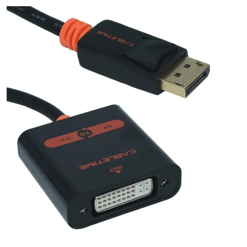 Adaptador OvalTech - DisplayPort a DVI - Negro - OVDP-DVI