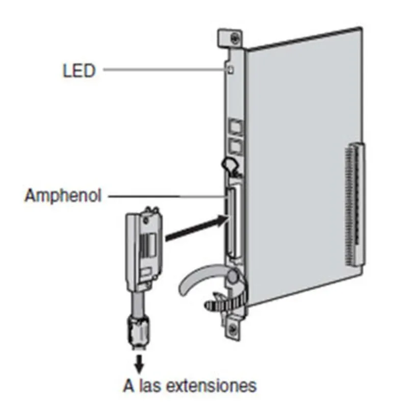 Tarjeta de Expansión Panasonic  KX-TDA6175XJ -16 Extensiones - KX-TDA6175XJ