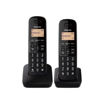 Teléfono DECT Panasonic KX-TGB312MEB - 1.4" - Recargable - Negro - KX-TGB312MEB