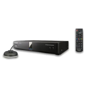 Videoconferencia Codec Panasonic KX-VC1300  para 4 Participantes, Full HD, Doble Monitor - KX-VC1300