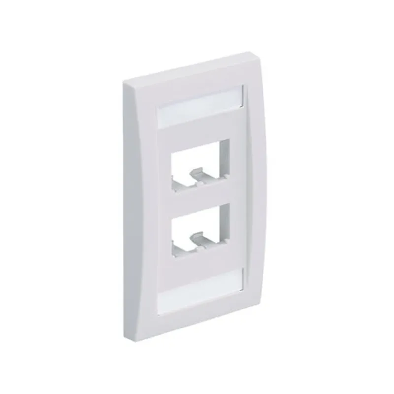 Placa de Pared Panduit - 4 Salidas - Blanco - CFPE4WHY