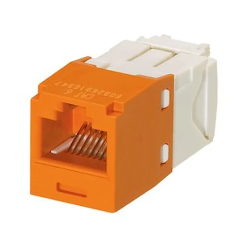 Jack Panduit - Cat6 - RJ-45 - Naranja - CJ688TGOR