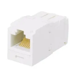Jack Panduit - Cat6 - RJ-45 - Blanco - CJ688TGWH Jack Panduit - Cat6 - RJ-45 - Blanco - CJ688TGWH