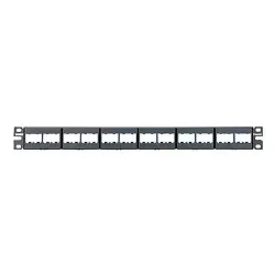 Panel de Parcheo Panduit - 24 Puertos - 1U - CPP24WBLY Panel de Parcheo Panduit - 24 Puertos - 1U - CPP24WBLY