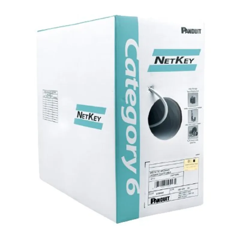 Bobina Panduit - Cat6 - 305M - 24 AWG - Gris - NUC6C04IG-FE