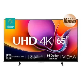 Televisor Hisense 65A65Nv - 65 Pulgadas, Led 4K Uhd, 3840 X 2160 Pixeles, Vidaa Smart Tv - 65A65NV