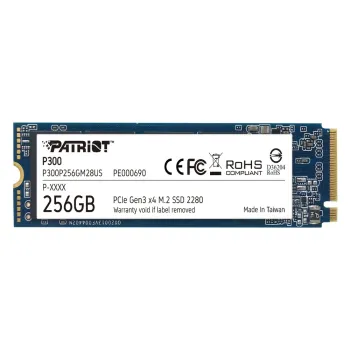 Unidad de Estado Sólido PATRIOT P300 - M.2 - 256GB - PCI-E 3.0 - P300P256GM28