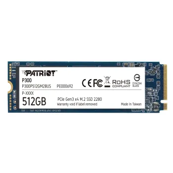Unidad de Estado Sólido PATRIOT P300 - M.2 - 512GB - PCI-E 3.0 - P300P512GM28