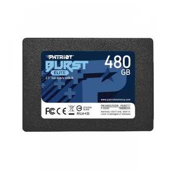 Unidad de Estado Sólido PATRIOT Burst Elite - 2.5" - 480GB - SATA 3 - PBE480GS25SSDR
