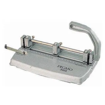 Perforadora Pegaso 300 - Triple - Ajustable - Gris - 300