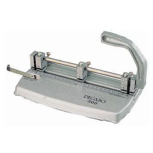 Perforadora Pegaso 300 - Triple - Ajustable - Gris - 300 Perforadora Pegaso 300 - Triple - Ajustable - Gris - 300