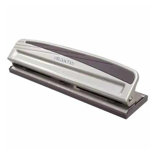 Perforadora Pegaso 303 - 3 Orificios - Dados Ajustables - Colector de Recortes - Hasta 10 Hojas - 308.303