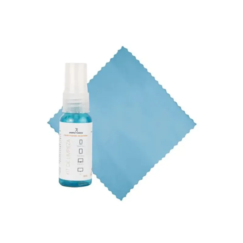 Kit de Limpieza Perfect Choice PC-030362 - Líquido Limpiador 30ml - Microfibra - PC-030362