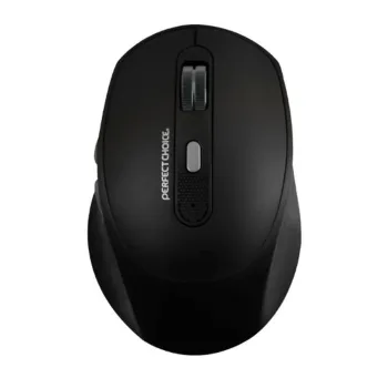 Mouse Perfect Choice Clix - Inalámbrico - USB - 6 Botones - Negro - PC-045144