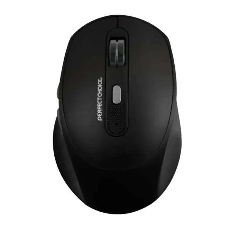 Mouse Perfect Choice Clix - Inalámbrico - USB - 6 Botones - Negro - PC-045144