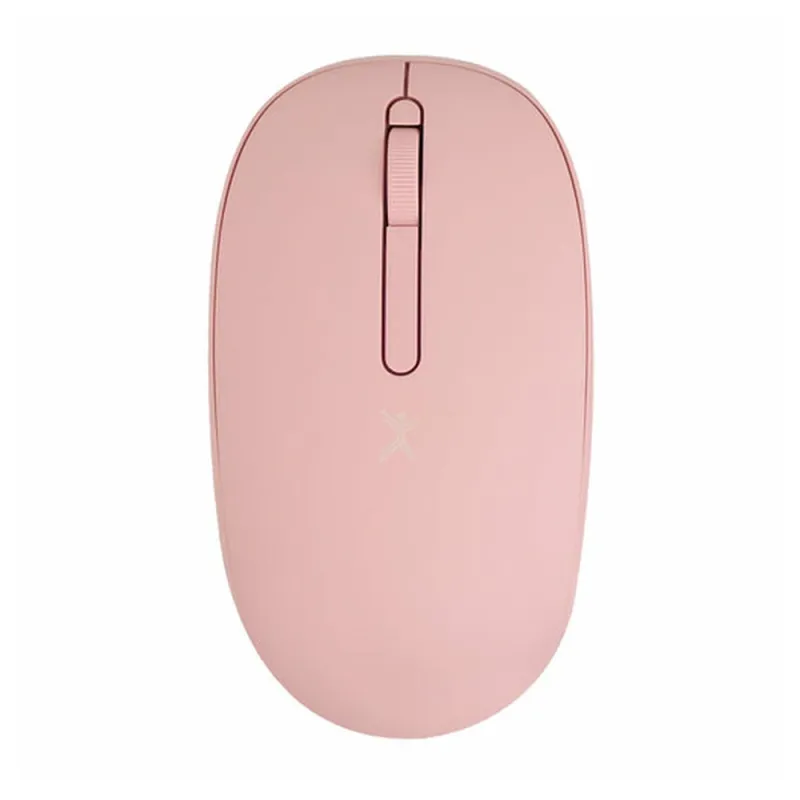 Mouse Perfect Choice Whisper - Inalámbrico - USB-C/A - Rosa - PC-045182