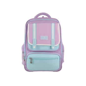 Mochila Perfect Choice Brumby - Escolar - Rosa con Azul - PC-085171